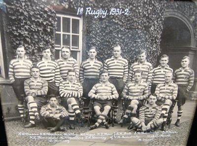 cc01187 1931 rugger.jpg; cc01187; 1st Rugby 1931-1932; Photograph